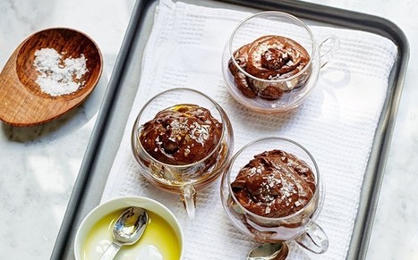 Chocolate and olive-oil mousse with sea salt recipe - Telegraph.co.uk | The Chic Chocolate Curator | Scoop.it