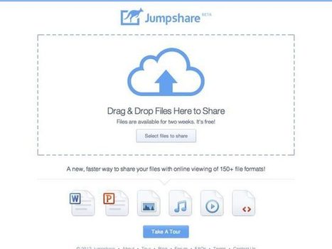 Jumpshare, pour partager n’importe quel fichier en un clic | Le Top des Applications Web et Logiciels Gratuits | Scoop.it