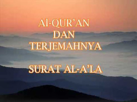 Bacaan Surat Al A La Arab Latin Dan Terjemahann