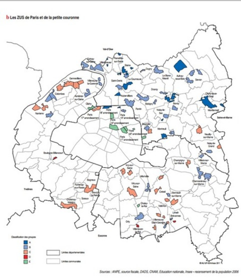 10 graphiques sur les zones urbaines sensibles, r&eacute;servoirs de ch&ocirc;mage et de pauvret&eacute; | Veille territoriale AURH | Scoop.it