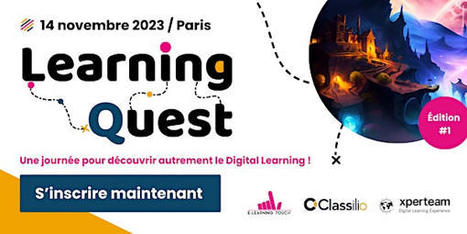 14/11/23 - Paris - Learning Quest 2023 | Formation : Innovations et EdTech | Scoop.it