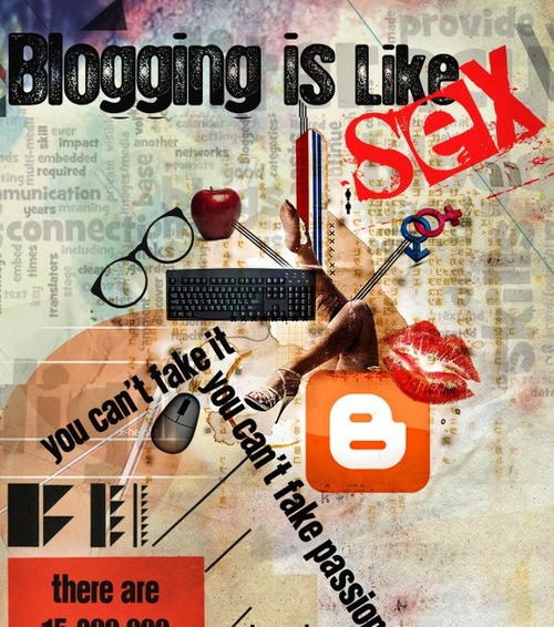 Blogging Is Like Sex Very Graphic Infographic Juandon Innovación Y Conocimiento 5647