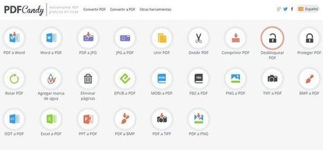 PDFCandy, 24 herramientas en un solo lugar para realizar diferentes tareas con archivos PDF  | TIC & Educación | Scoop.it