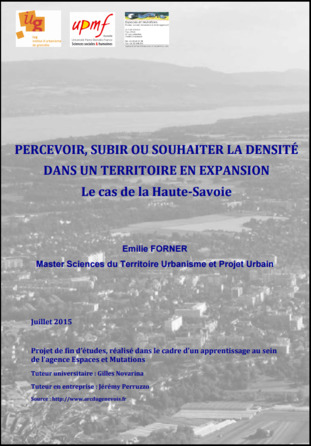 Percevoir, subir ou souhaiter la densité dans un territoire en expansion. Le cas de la Haute-­Savoie | Doc [actu] - Le bulletin bibliographique des nouvelles ressources disponibles au centre de documentation de l’ADACL. | Scoop.it