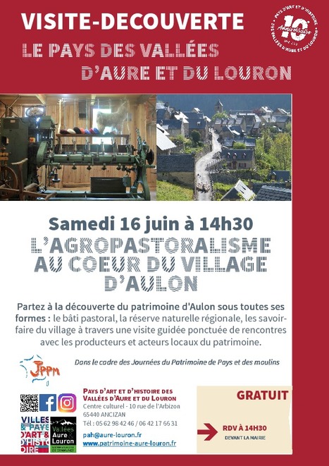 Découvrir l'agropastoralisme au village d'Aulon le 16 juin | Vallées d'Aure & Louron - Pyrénées | Scoop.it