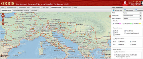 Interactive Map Lets You Travel Ancient Rome | geocrusader80