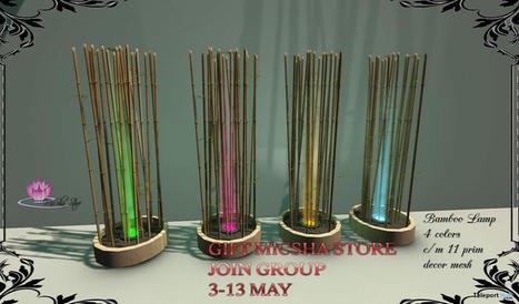 Bamboo Lamp May 2024 Group Gift by MICSHA | Teleport Hub - Second Life Freebies | Second Life Freebies | Scoop.it