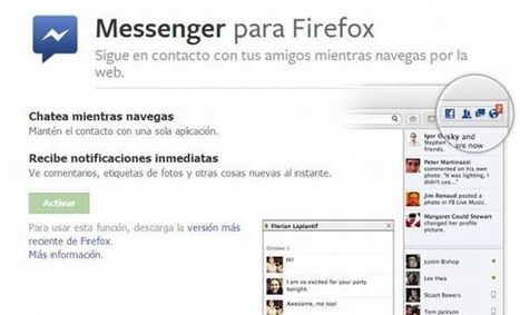 Anunciado oficialmente el lanzamiento de Facebook Messenger para Firefox.- | Google+, Pinterest, Facebook, Twitter y mas ;) | Scoop.it