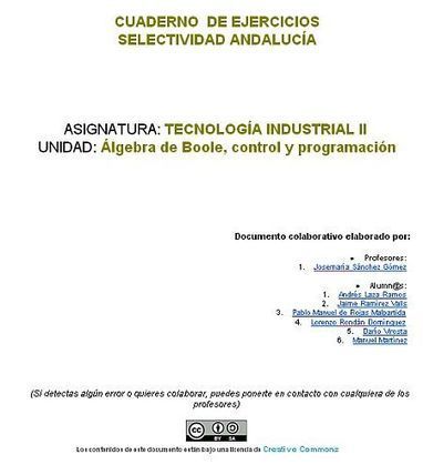 Cuadernos de ejercicios resueltos Selectividad de Tecnología Industrial II | tecno4 | Scoop.it