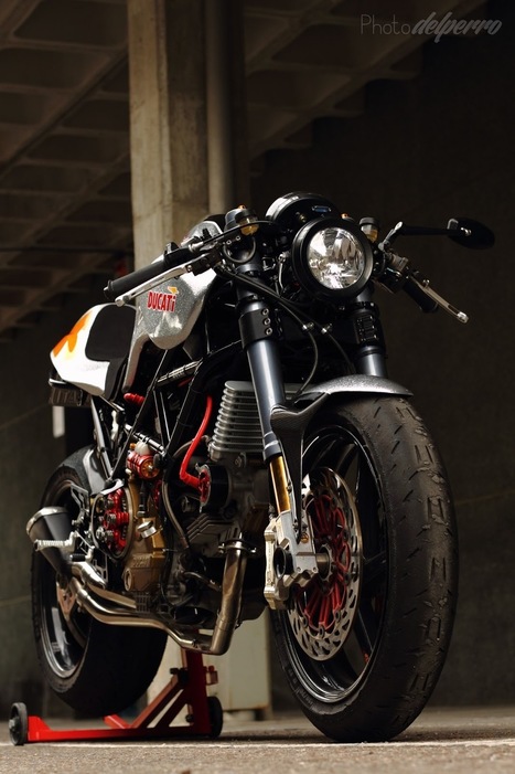 Ducati cafe Racer | monster S2R 1000 Cafe Racer ~ Grease n Gasoline | Cars | Motorcycles | Gadgets | Scoop.it