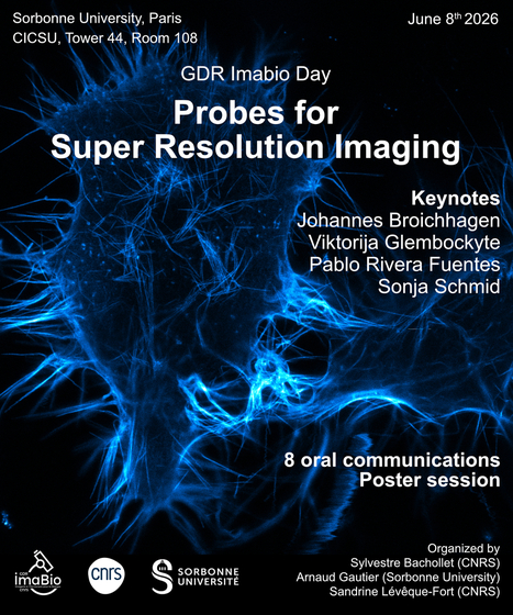 Journ&eacute;e du GDR Imabio - Sondes pour l'imagerie de super r&eacute;solution - 8 juin 2026 | Life Sciences Universit&eacute; Paris-Saclay | Scoop.it