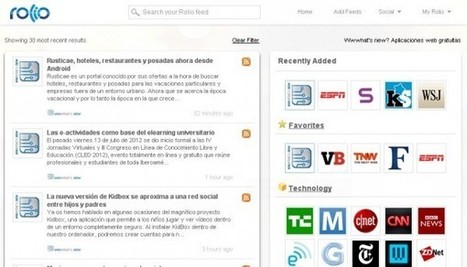Rolio, un lector de feeds que no podemos olvidar como alternativa a Google Reader.- | Software+App+Web.- | Scoop.it