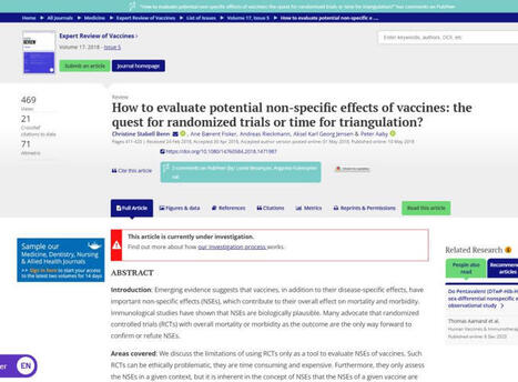 #nsevaccneverreplicated #scienceintegrity | Charlotte Str&oslash;m | H&eacute;sitations Vaccinales: Observatoire HESIVAXs | Scoop.it