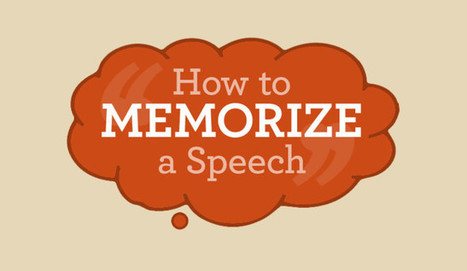 This is The Easiest Way To Memorize A Speech | iGeneration - 21st Century Education (Pedagogy & Digital Innovation) | Scoop.it