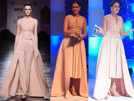 Watch Out For The Gorgeous Neha Dhupia Donning In Pankaj And Nidhi For Gadget Guru Awards! | Celebrity Fashion Trends | Scoop.it
