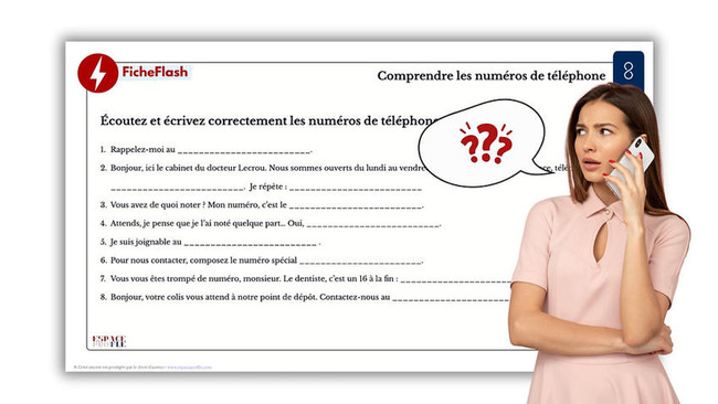 FicheFlash audio - Comprendre les numéros de téléphone | POURQUOI PAS... EN FRANÇAIS ? | Scoop.it