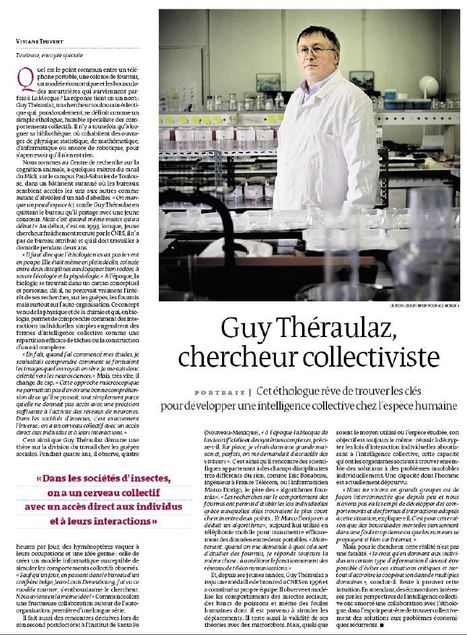 Guy Théraulaz, chercheur collectiviste | EntomoNews | Scoop.it