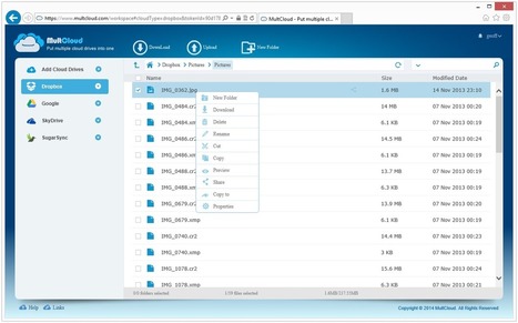 Multcloud. Centralisez tous vos espaces de stockage dans les nuages - Les Outils du Web | CLOUD GRATUIT | Scoop.it