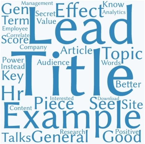 Research Reveals 7 Keys to Lead Generation Success | Aggregage | Public Relations & Social Marketing Insight | Scoop.it