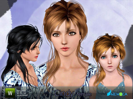 Newsea Cindy Female  Hairstyle : FREE TODAY (TSR) | Les Sims | Scoop.it