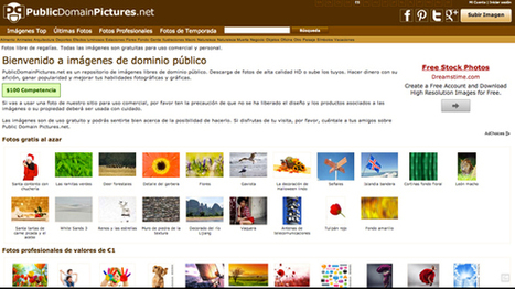 25 sitios con imágenes gratuitas para publicar ... | EduHerramientas 2.0 | Scoop.it