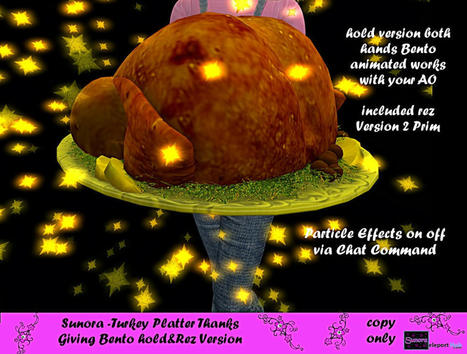 Thanksgiving Turkey Platter November 2022 Group Gift by Sunora | Teleport Hub - Second Life Freebies | Second Life Freebies | Scoop.it