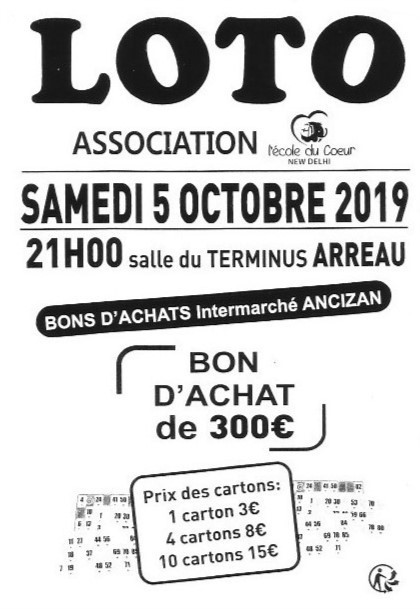 Loto pour l'École du Cœur à Arreau le 5 octobre | Vallées d'Aure & Louron - Pyrénées | Scoop.it