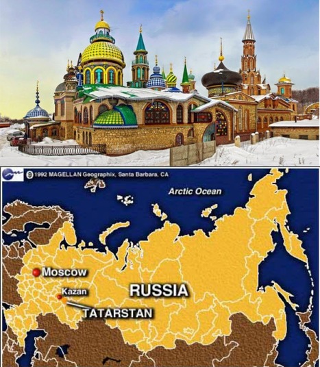 Russie - À Kazan, un temple unique  pour seize religions | Koter Info - La Gazette de LLN-WSL-UCL | Scoop.it
