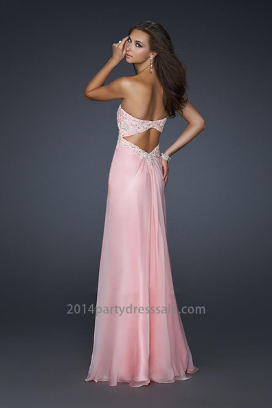 cotton candy prom dress
