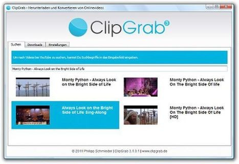 ClipGrab, aplicación gratuita multiplataforma para descargar vídeos de múltiples sitios | TIC-TAC_aal66 | Scoop.it
