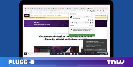 This Chrome extensions turns articles into audio playlists | Education 2.0 & 3.0 | Scoop.it