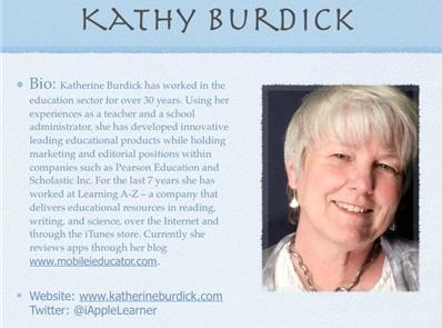 Mobile Learning Interview with Kathy Burdick | Technology in Education | Scoop.it