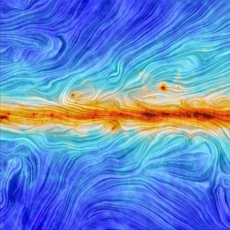 El campo magnético a lo largo del plano galáctico | Ciencia-Física | Scoop.it