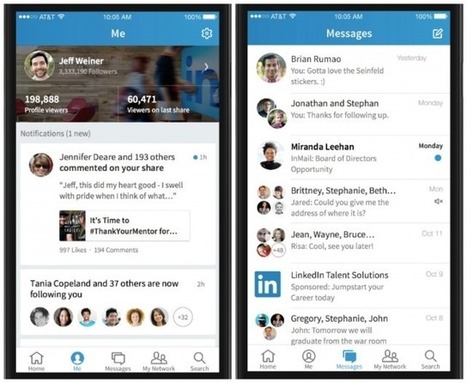 Ριζική αλλαγή εμφάνισης για το LinkedIn στις mobile εφαρμογές | Job Search Library | Scoop.it