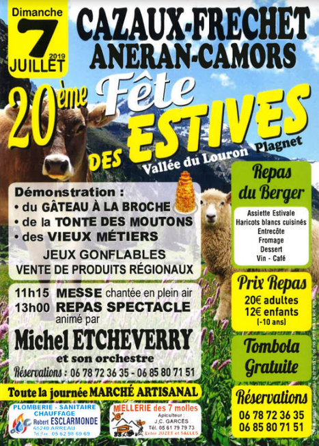 Fête des Estives à Cazaux-Fréchet Anéran-Camors le 7 juillet | Vallées d'Aure & Louron - Pyrénées | Scoop.it