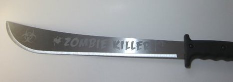Make Your Zombie Killin’ “Official” with Engraved ‘Zombie Killer’ Machete | All Geeks | Scoop.it