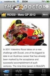 Ductalk APP of the Day | “ROSSI” Free App for iPhone & iPad now in iTunes App Store | Valentino Rossi Ducati - MotoGP 2012 | Ductalk: What's Up In The World Of Ducati | Scoop.it