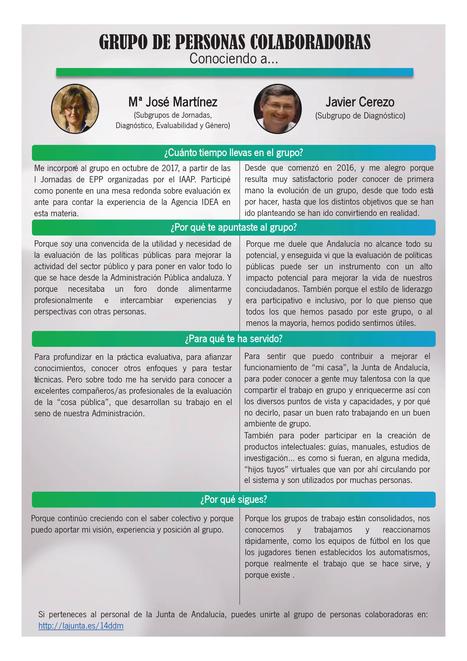 El Grupo de Personas Colaboradoras de la Junta de Andalucía para la Evaluación de Políticas Públicas (X) | Evaluación de Políticas Públicas - Actualidad y noticias | Scoop.it