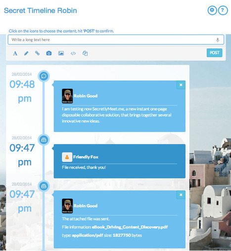 Private & Disposable Instant Collaborative Timelines: SecretlyMeet.me | Online Collaboration Tools | Scoop.it