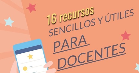 AYUDA PARA MAESTROS: 16 recursos sencillos y útiles para docentes | TECNOLOGÍA_aal66 | Scoop.it