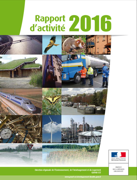 Rapport d’activité 2016 DREAL Grand Est | veille territoriale | Scoop.it