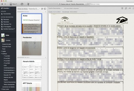 Evernote para profesores, los múltiples usos en la Educación | Educación Siglo XXI, Economía 4.0 | Scoop.it