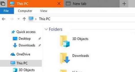 Windows 10, les onglets arrivent enfin dans l’explorateur de fichiers | L'actualité logicielles et informatique en vrac | Scoop.it