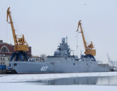 Un défaut du système de contrôle a provoqué la destruction par incendie d'une turbine à gaz de la nouvelle frégate russe "Admiral Gorshkov" | Newsletter navale | Scoop.it