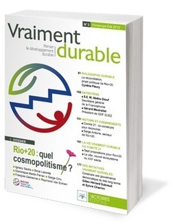 Vraiment durable, penser le développement durable. La revue scientifique interdisciplinaire. | ECOLOGIE - ENVIRONNEMENT | Scoop.it