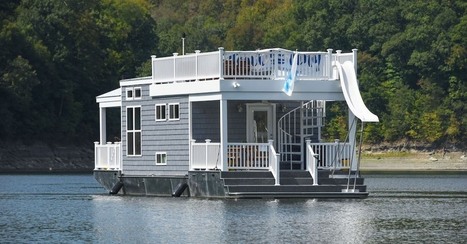 Vivre sur l'eau avec le Harbour Cottage Tiny Houseboat | Build Green, pour un habitat écologique | Scoop.it