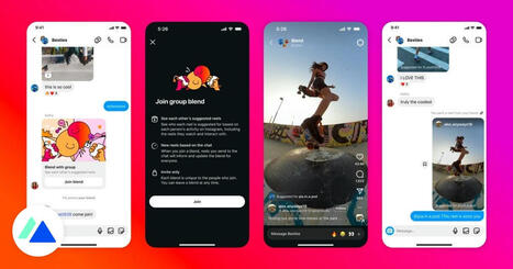 Instagram lance Blends, une playlist collaborative de Reels à partager entre proches | Réseaux sociaux | Scoop.it