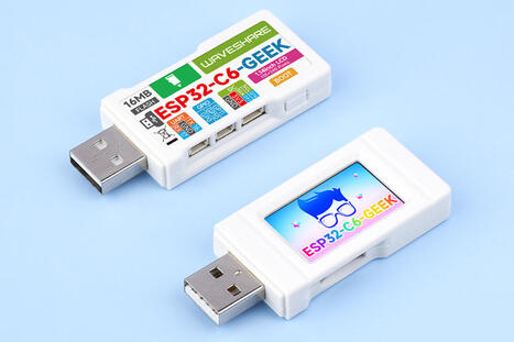 Waveshare ESP32-C6-GEEK - A USB flash drive-like ESP32-C6 development board - CNX Software | Embedded Systems News | Scoop.it