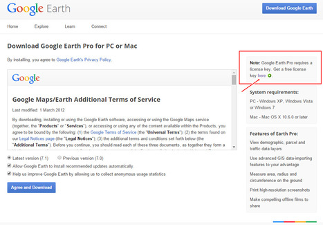 Google Earth PRO For FREE For PC or Mac | Didactics and Technology in Education | Scoop.it