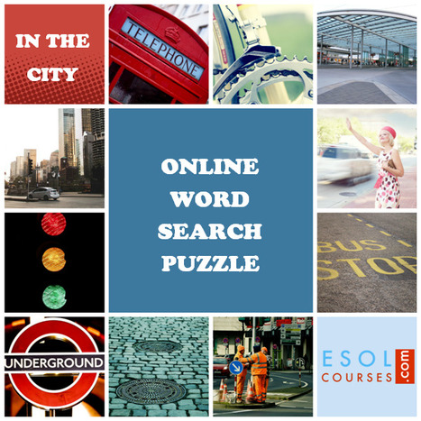 Town and City Places - Word Search Puzzle | English Word Power | Scoop.it